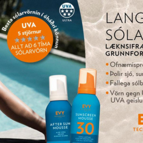 EVY - Langvirk sólarvörn