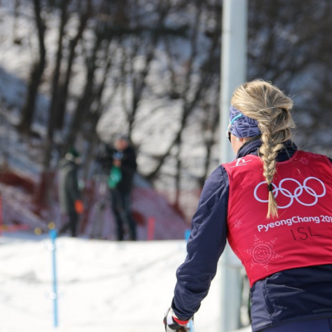 Elsa Guðrún Jónsdóttir á æfingu