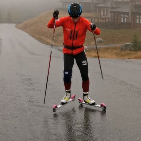 Hópurinn í Sjusjøen