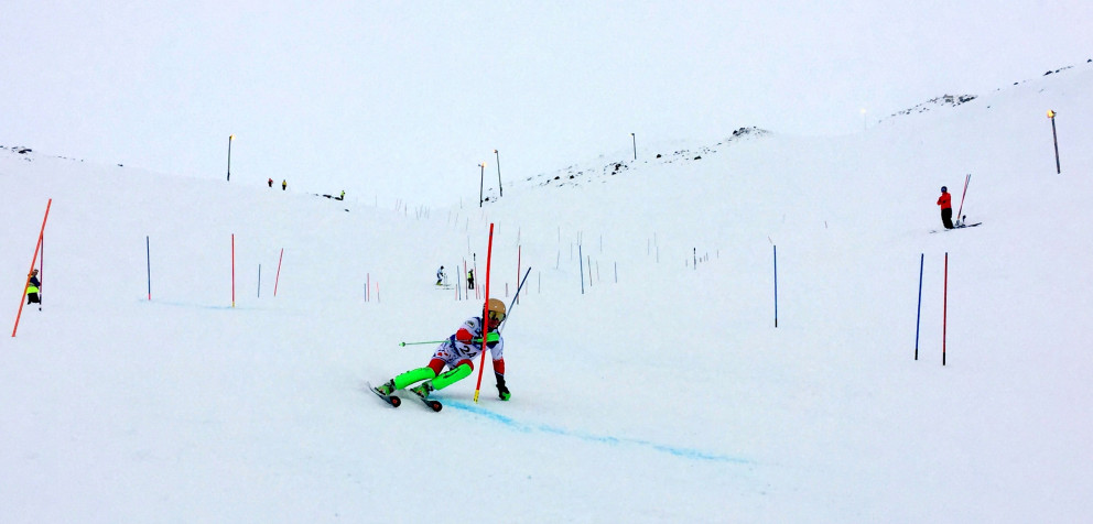 Kristinn Logi á bikarmóti SKÍ síðasta vetur