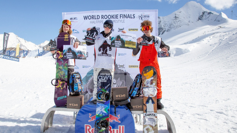 Baldur Vilhelmsson á verðlaunapallinum