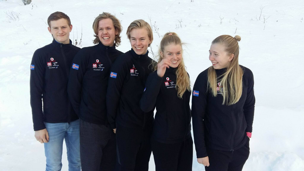 Sigurður Arnar, Albert, Dagur, Sólveig og Kristrún