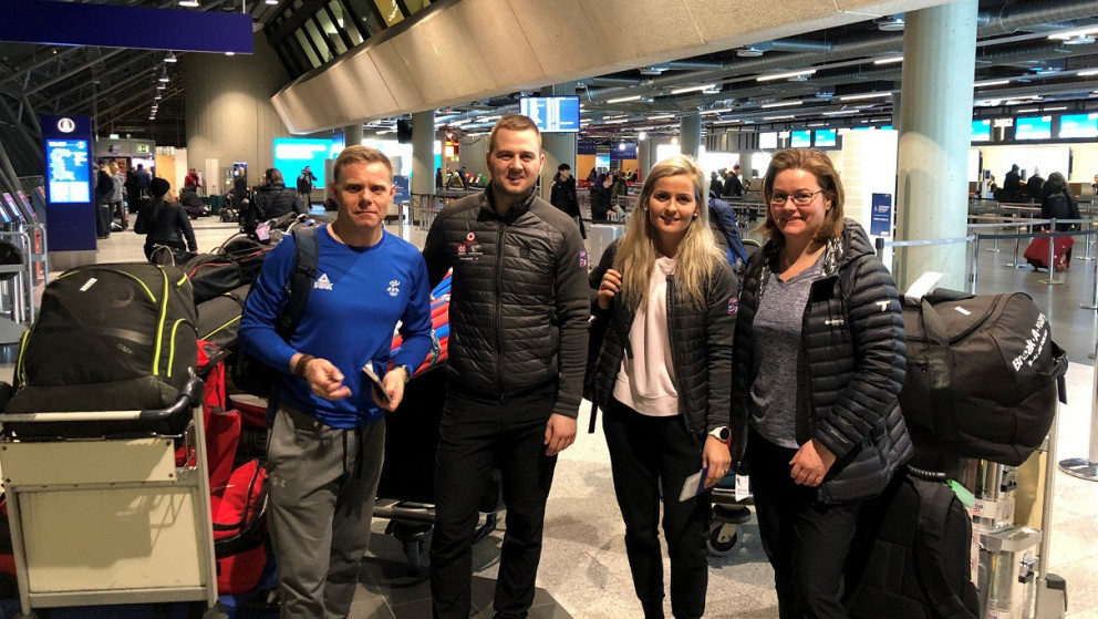 Ólympíufarar leggja af stað til PyeongChang