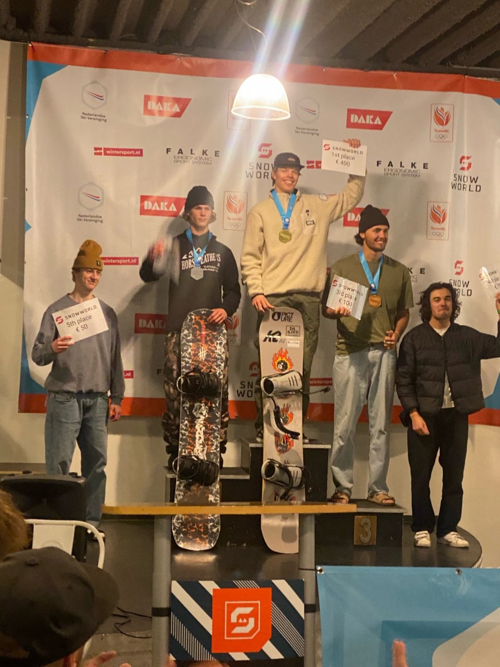 Baldur var í öðru sæti um helgina í slopestyle