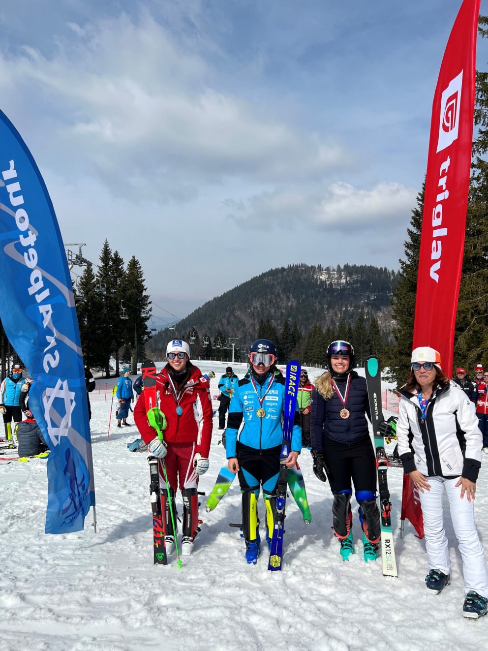 María stóð sig vel um helgina