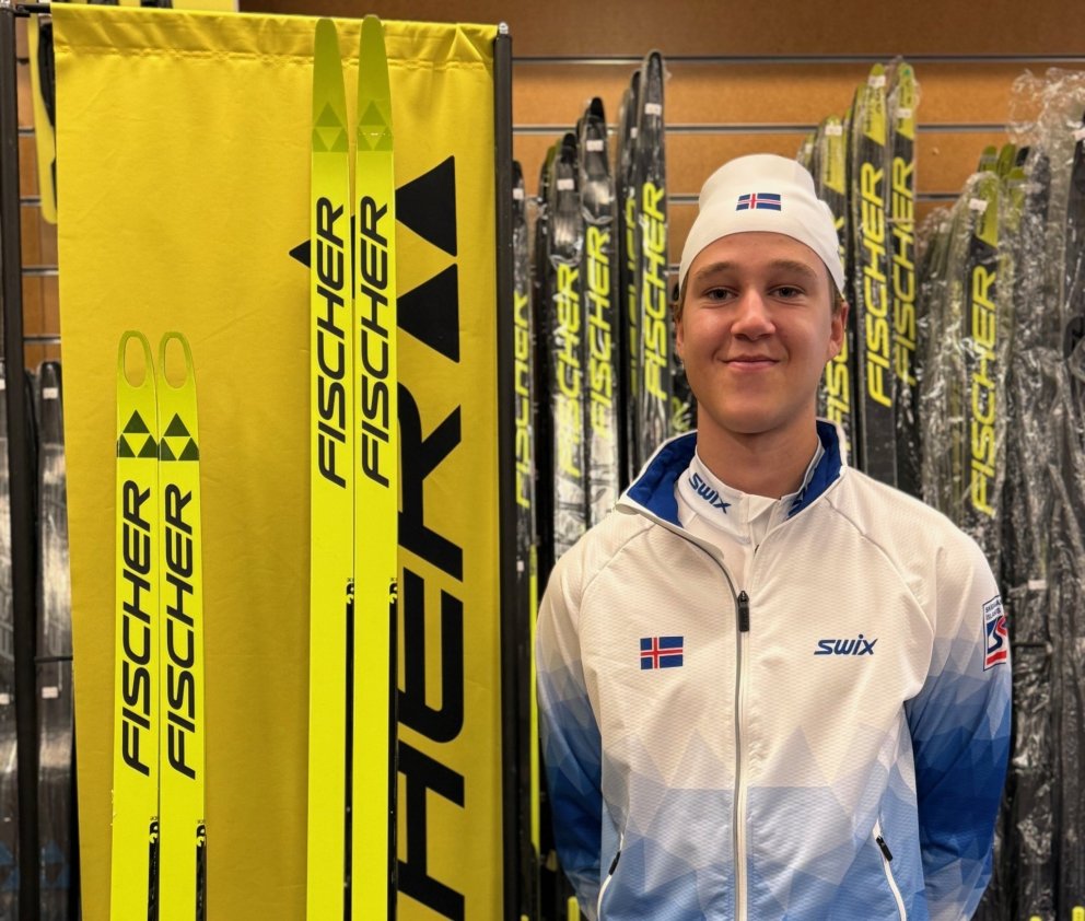 Fróði lenti í leiðinlegu atviki í sprettgöngunni á HM í Þrándheimi