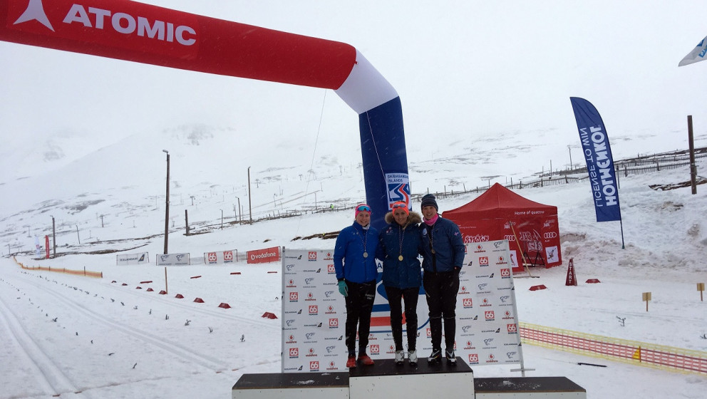 Efstu þrír keppendur í kvennaflokki