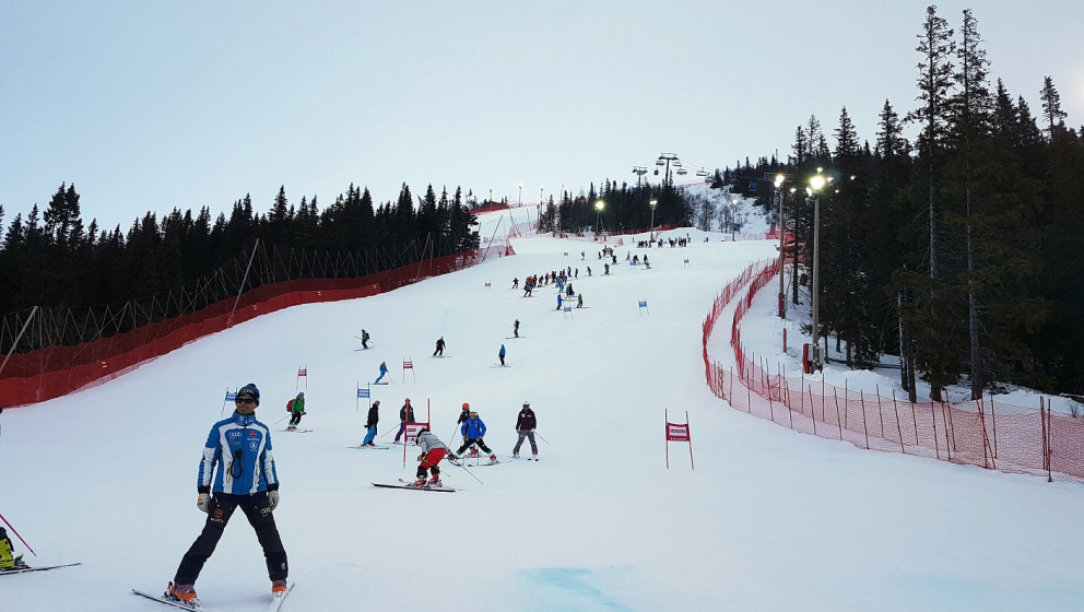 Úr skoðun fyrir keppni dagsins