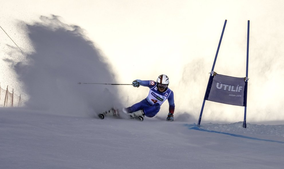 Bjarni Þór fékk brons í svigi í Geilo