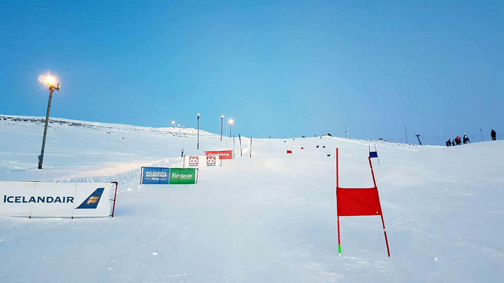 Flottar aðstæður voru um helgina á Dalvík