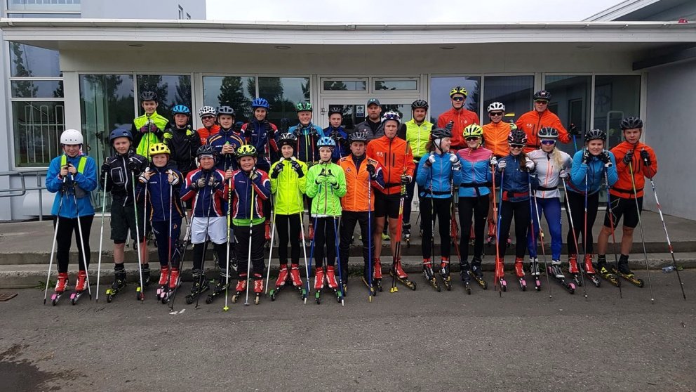 Vel heppnuð samæfing í skíðagöngu