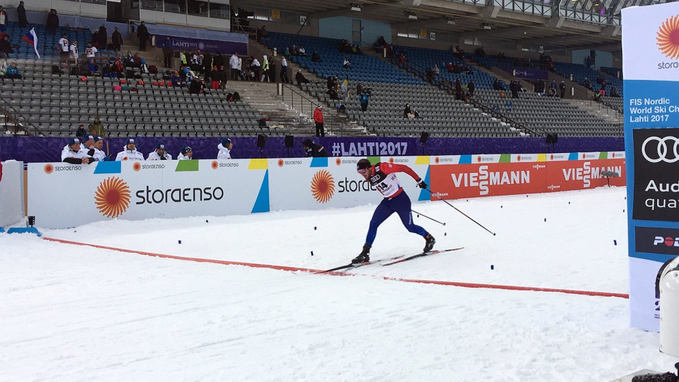 Brynjar Leó kemur í mark í dag