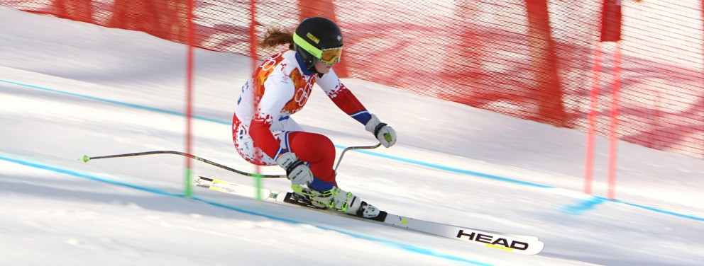 Helga María hóf keppni í dag