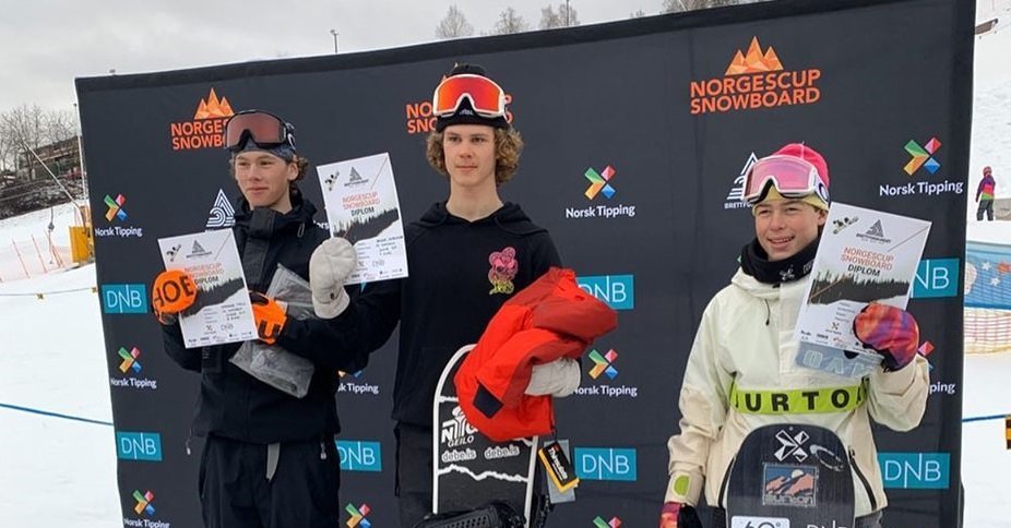 Baldur efstur á verðlaunapallinum í Kirkerud um helgina