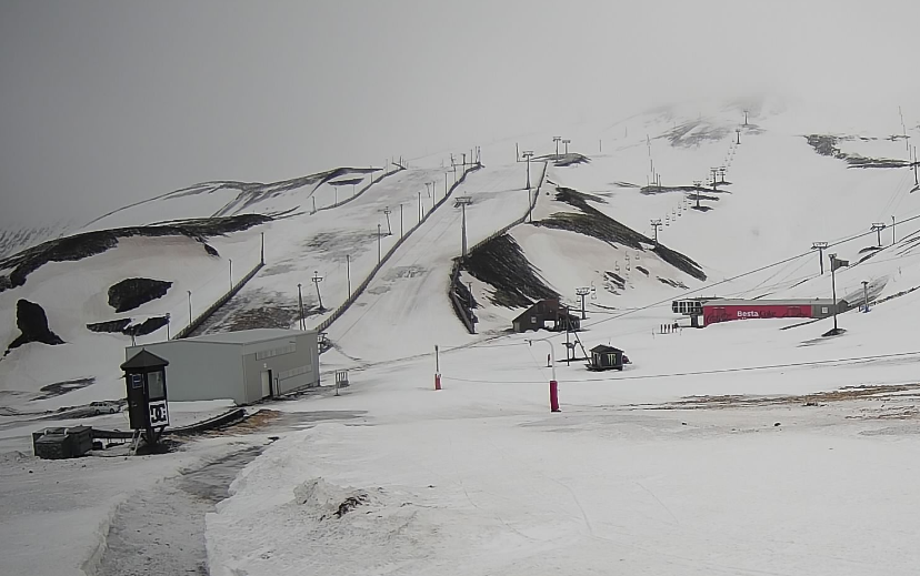 Snjóleysi í Bláfjöllum