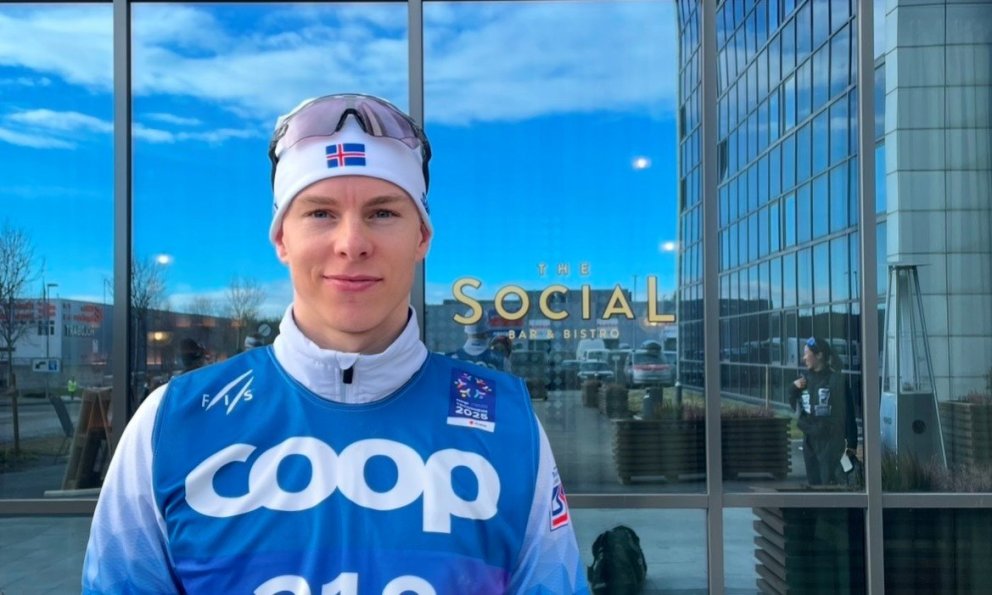 Dagur tók þátt í 20 km skiptigöngu á HM í Þrándheimi