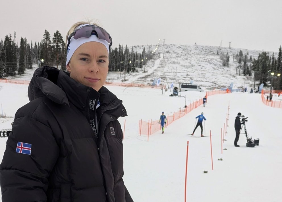 Dagur Benediktsson í Muonio í Finnlandi