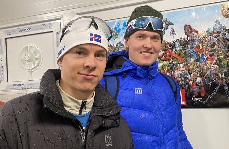 Dagur og Ástmar Helgi kepptu í liðaspretti á HM í dag