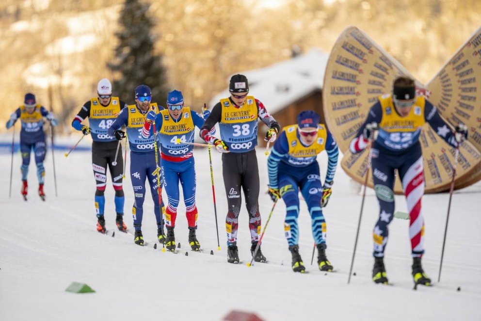 Snorri Einarsson nr.44 í keppni dagsins. Mynd: Nordic Focus