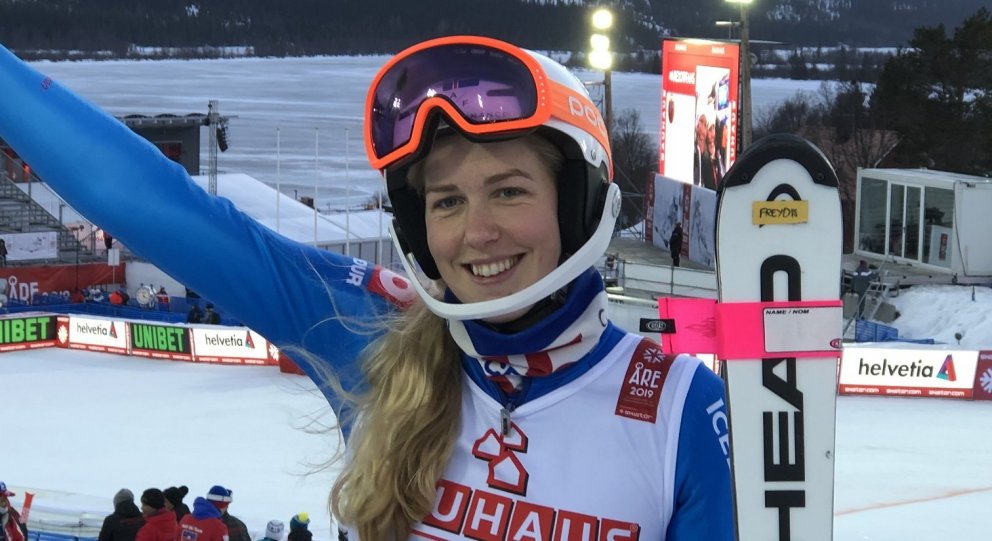Freydís Halla á HM í Åre 2019