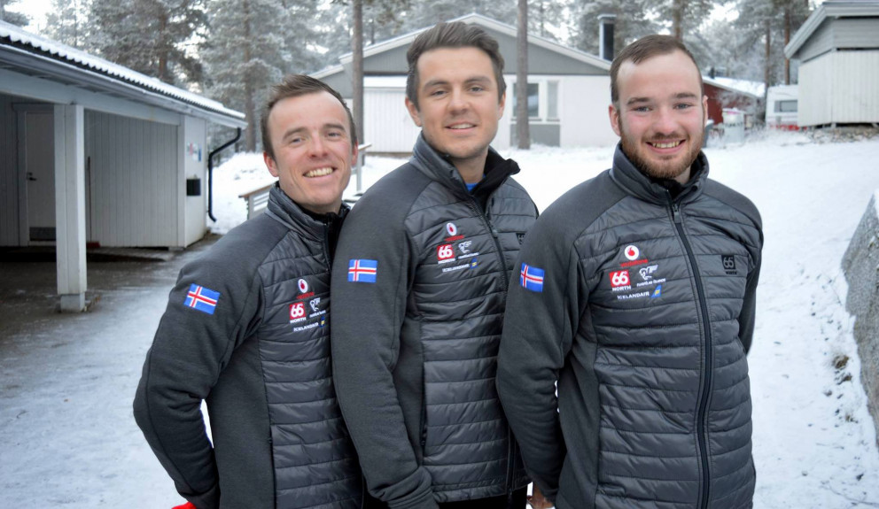 Snorri, Sturla og Brynjar Leó í Finnlandi