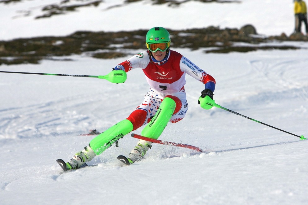 Freydís Halla á Skíðamóti Íslands 2015