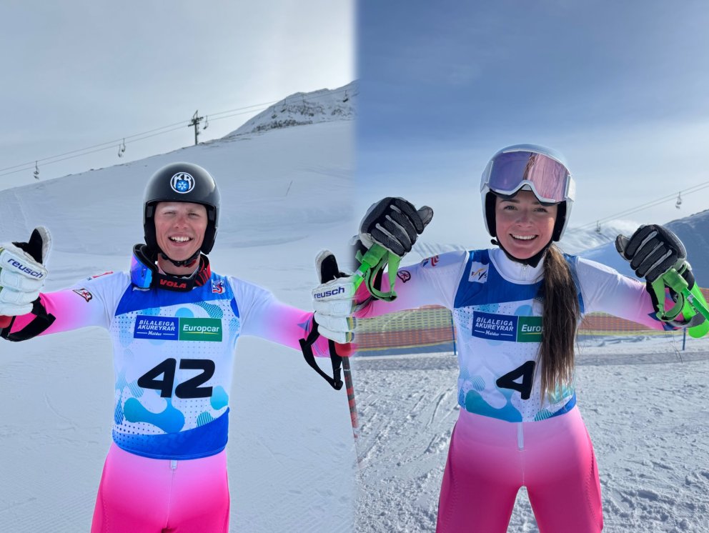 Gauti og Sonja Lí íslandsmeistarar í stórsvigi 2026