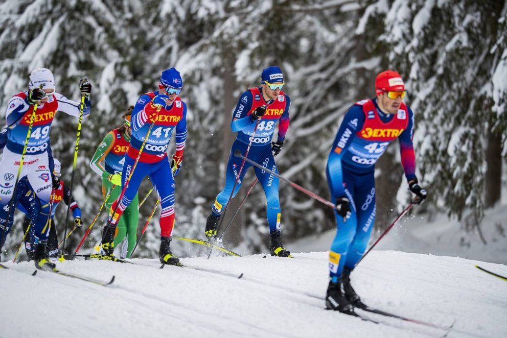 Snorri Einarsson með rásnúmer 41 í keppni dagsins. Mynd: Nordic Focus