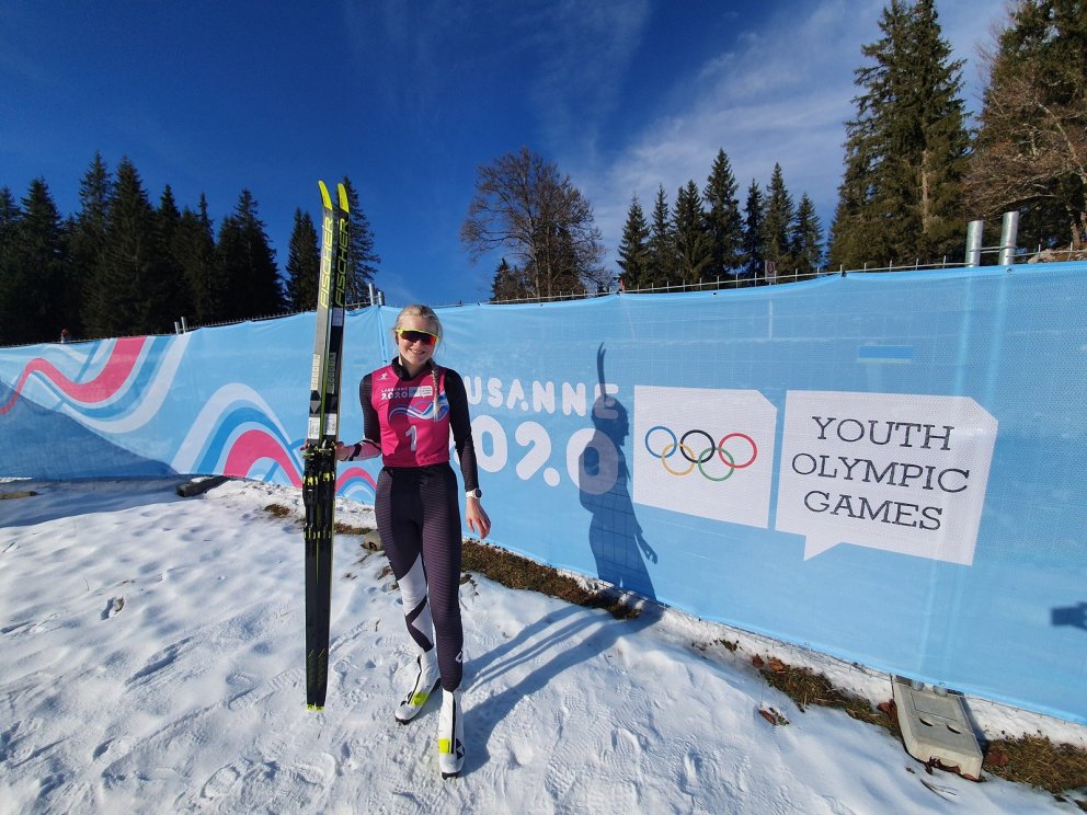 Linda Rós eftir keppni gærdagsins