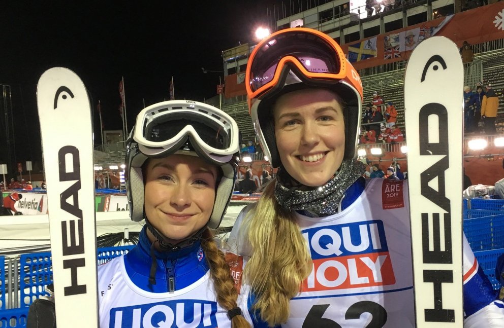 Hólmfríður Dóra og Freydís Halla