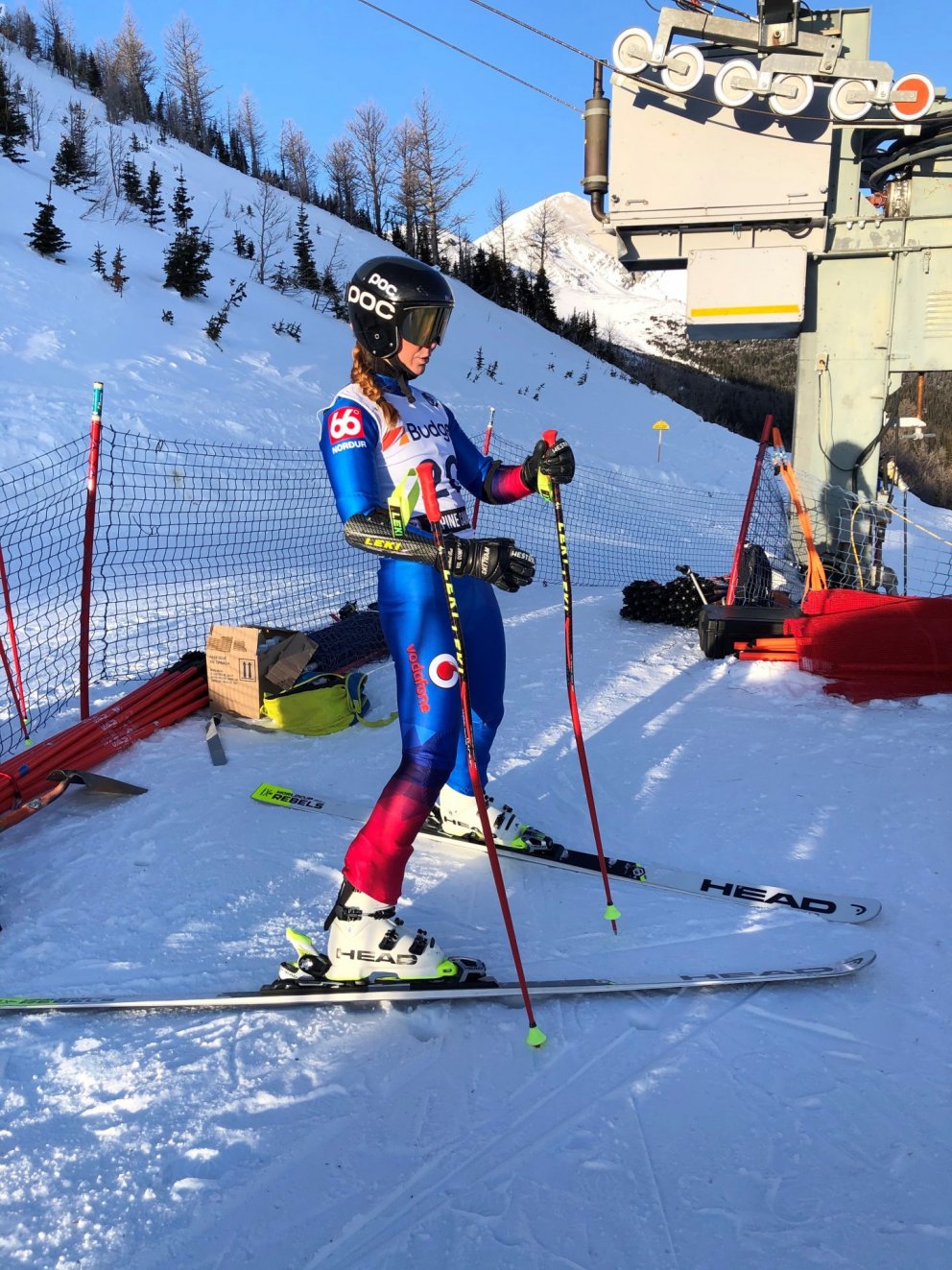 Hólmfríður Dóra að bæta FIS-punktana sína í stórsvigi