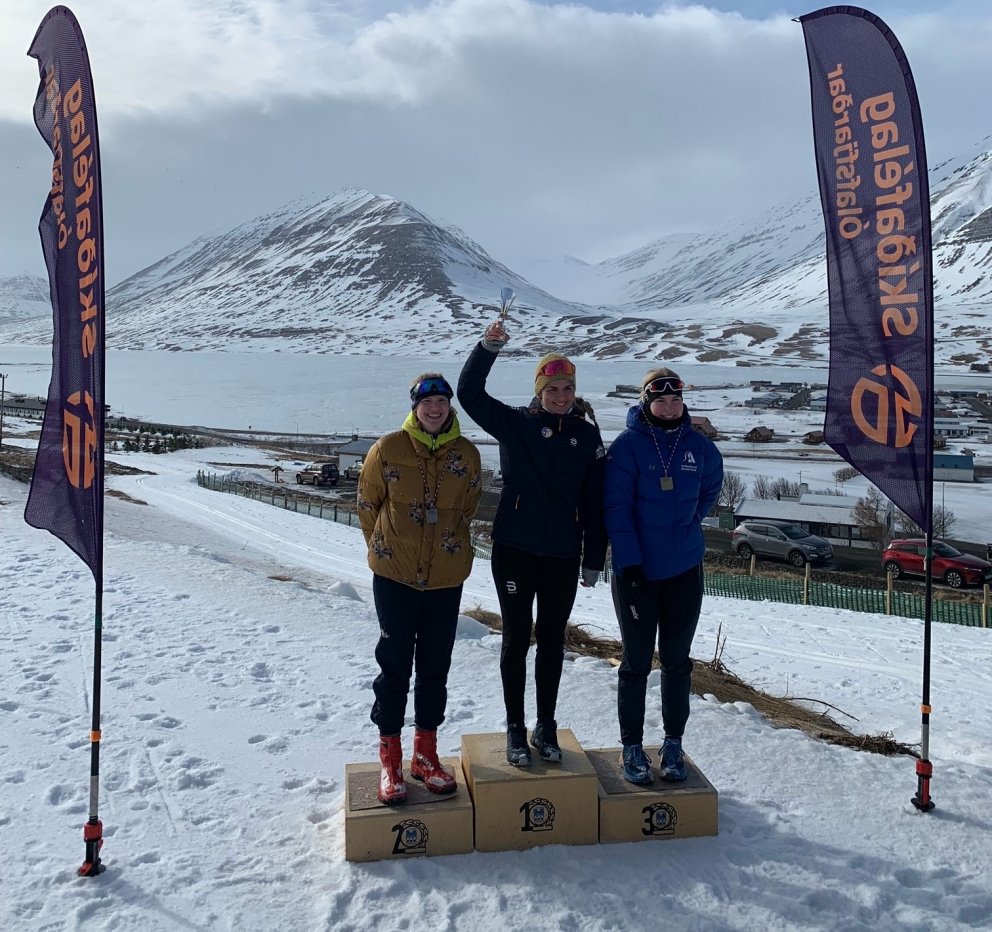 Efstu þrjár konurnar