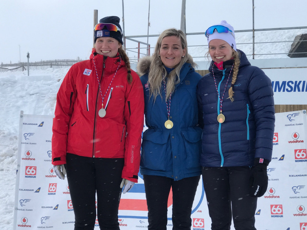 Úrsit úr FIS móti dagsins. Ljósmynd: Hólmfríður Vala Svavarsdóttir