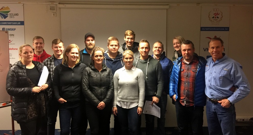 Fimmtán þjálfarar útskrifaðir af 2.stigi