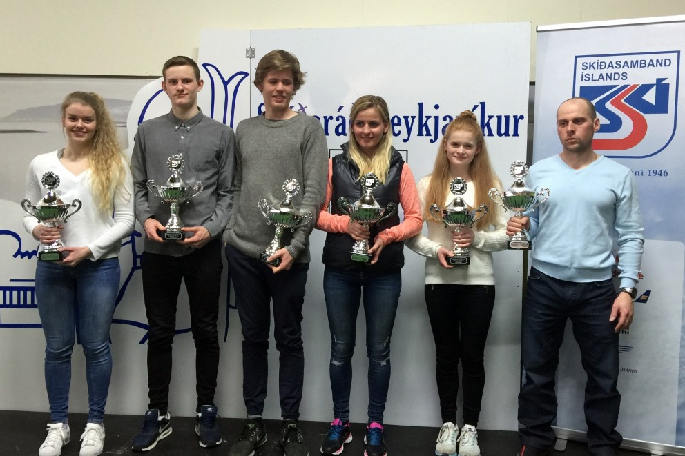 Bikarmeistarar í flokkum 16 ára og eldri í skíðagöngu