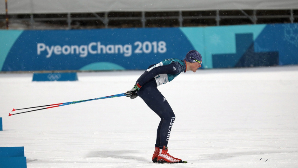 Isak í brautinni í dag