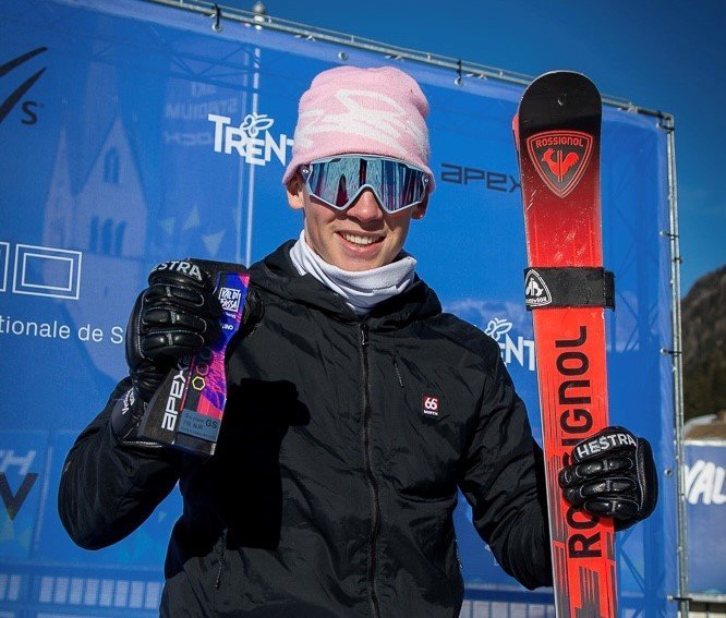 Jón Erik vann stórsvigsmót á Ítalíu í dag