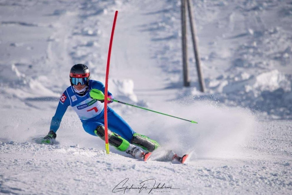 Jón Erik Sigurðsson gerði sína bestu FIS punkta á ferlinum