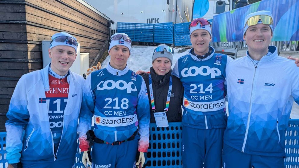 Ísland átti fimm keppendur í sprettgöngu á HM í Þrándheimi í dag