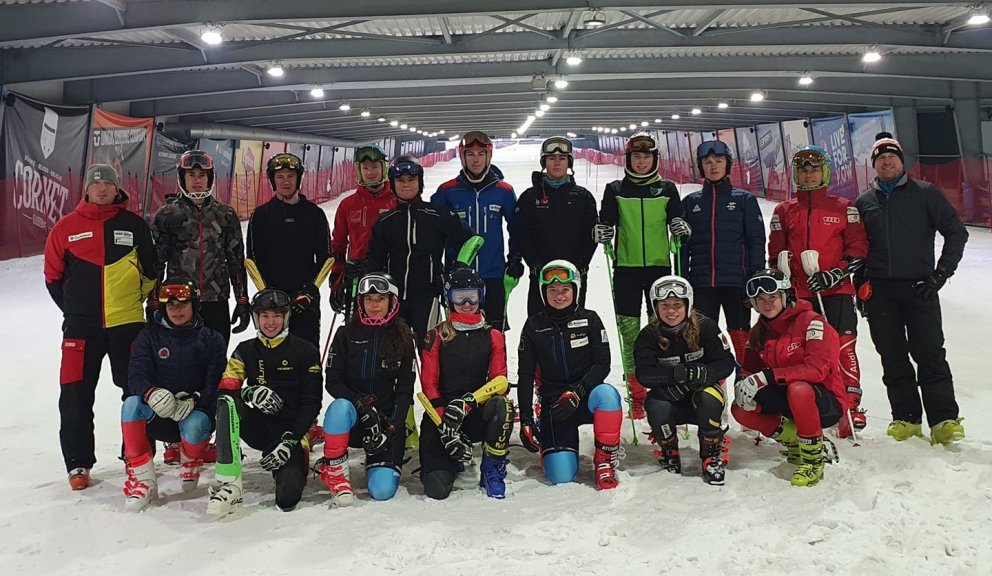 Frá fyrstu æfingaferðinni þar sem íslenskir iðkendur tóku þátt