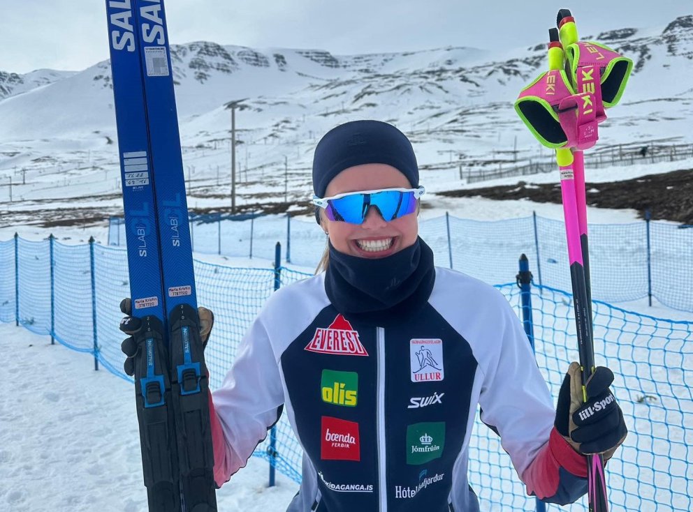 Dagur og María Kristín Íslandsmeistarar í 15 km göngu