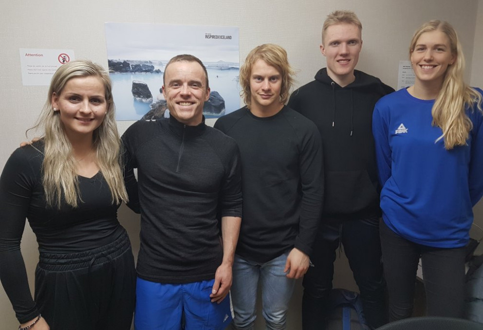 Elsa Guðrún, Snorri, Sturla Snær, Isak og Freydís Halla