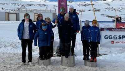 Strandamann, bikarmeistarar liða 11-15 ára í skíðaskotfimi