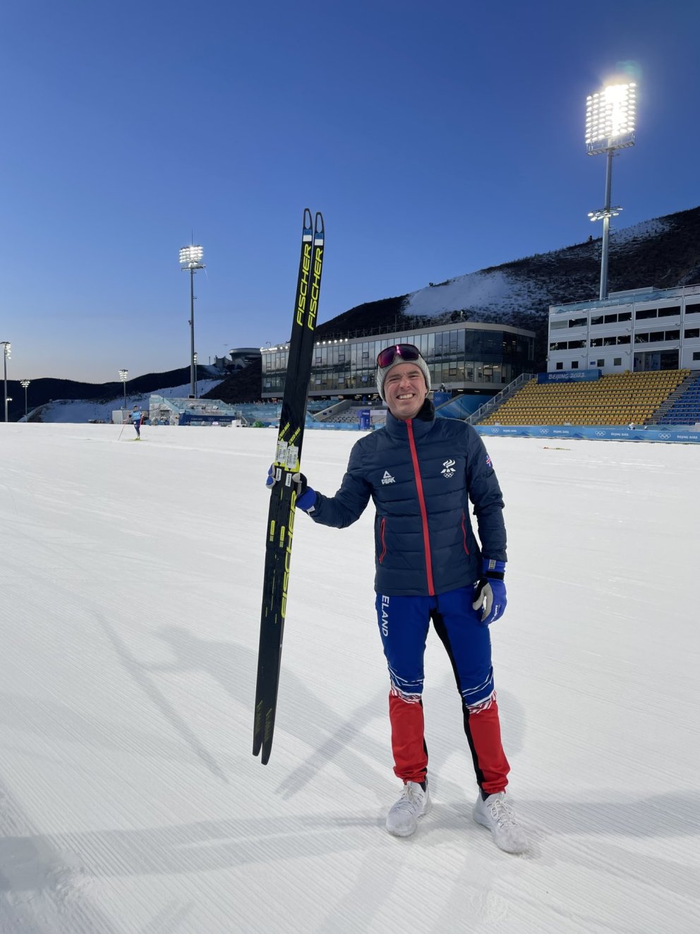 Snorri er að keppa í World Cup Lillehammer