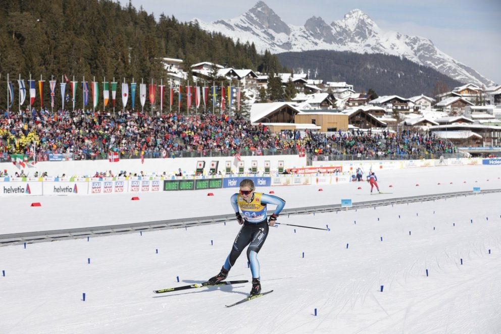 Kristrún Guðnadóttir kemur í mark í dag