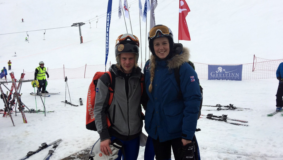 Íslandsmeistarar dagsins í stórsvigi