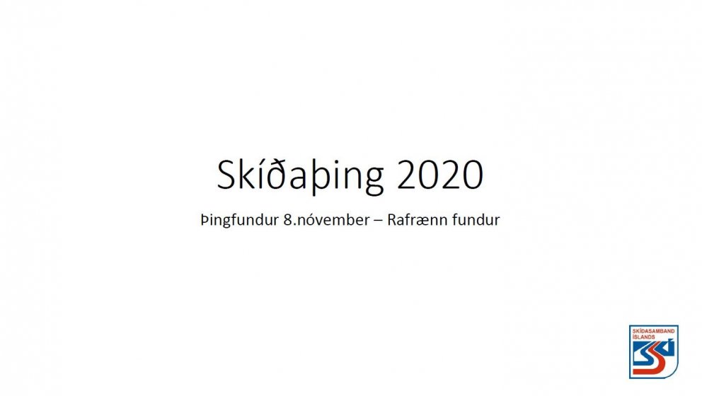 Vel heppuðu rafrænu skíðaþingi lokið