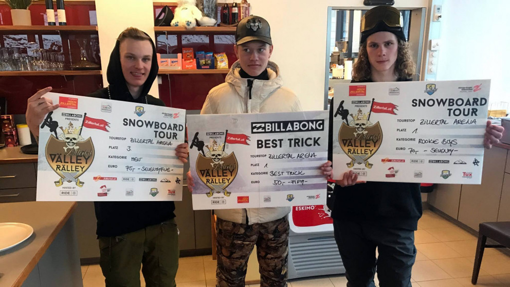 Egill Gunnar, Marino og Baldur með verðlaun dagsins