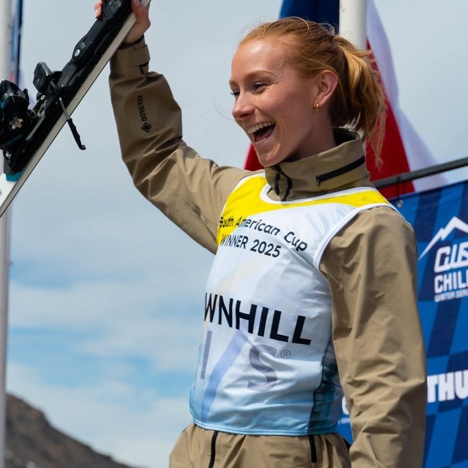 Hólmfríður Dóra vann Suður-Ameríkubikarinn í bruni og risasvigi